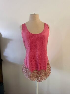 Blumarine silk beaded top